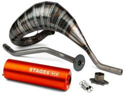 Stage6 R/T 80-90ccm CNC kipufogó (Derbi EBE / EBS - Piaggio D50B0 - narancs) - tomamotor - 188 415 Ft