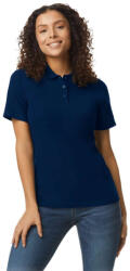 Gildan Galléros rövid ujjú karcsusított női póló, Gildan GIL64800-B3, Navy-XL (gil64800-b3nv-xl)