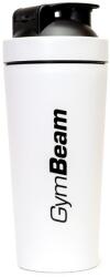 GymBeam Шейкър Steel White 750 ml