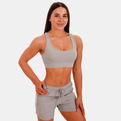 GymBeam Спортен сутиен Mesh Panel Grey M