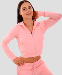 GymBeam Дамски суичър TRN Zip-Up Pink M