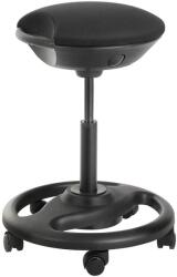 SONGMICS Magas szék, Ergonomikus munkaszék széles üléssel, 10°-os dőlésszög 50 x 55-73 cm, fekete (OSC06BK)