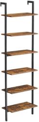 VASAGLE Létrapolc, 6 szintes könyvespolc 60 x 204, 8x 30 cm (LLS103B01)