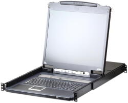 ATEN ATEN KVM 8 port LCD LED 17'' + tastatura+ touchpad USB-PS/2 (CL5708M-ATA-AG)
