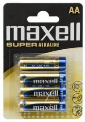 VEZ Maxell Elem - Szuper Alkáli elem, 4db AA (LR6), 1, 5V (no mercury) (18730) - laptopszervizerd