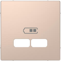 Schneider Electric Schneider MTN4367-6051 MERTEN D-Life USB töltő burkolat, pezsgő metál (MTN4367-6051)