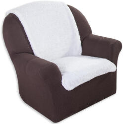 decoDoma Cuvertură pentru fotoliu SHERPA crem