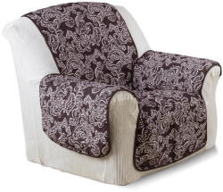 decoDoma Cuverturi cu braţe, ciocolată şezut 57 cm