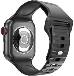 XPRO Apple Watch sport szilikon szíj Fekete 42mm/44mm/45mm/49mm - ipon