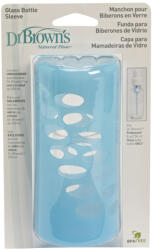 Dr. Brown's Standard szilikonos védőháló 250ml üveg cumisüvegre kék - babamarket