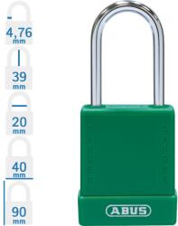ABUS 76IB/40 KA - Egységkulcsos lakat (Több lakat azonos kulccsal) - Zöld