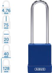 ABUS 76BS/40HB75 LOTO munkavédelmi kizáró lakat - Kék - 848414 (848414)