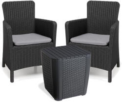 Keter Trenton II Balcony set kerti bútor garnitúra grafit 223932_226453