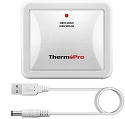ThermoPro TX-4 csereérzékelő TP60S/TP62/TP65A/TP67A digitális hőmérőhöz, 433MHz, újratölthető (TX-4)