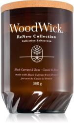 WoodWick Renew Black Currant & Rose ароматна свещ 368 гр
