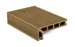 G21 elzáró kültéri burkolólap, 2, 5 x 14 x 400 cm, Cumaru WPC anyag (WP-Z4C)