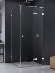NEW TRENDY Eventa cabină de duș 100x90 cm dreptunghiular crom luciu/sticlă transparentă EXK-4507 (EXK4507)