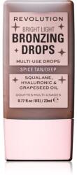 Revolution Bright Light Bronzing Drops folyékony bronzosító árnyalat Deep Bronze Spice 23 ml
