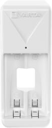 VARTA Mini akkumulátor töltő 2xAAA 800mAh mikro akkumulátorral, fehér (57656201421) (57656201421)