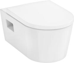 Hansgrohe EluPura Original S vas wc cu capac soft-close agăţat da alb lucios 62050450 (62050450)