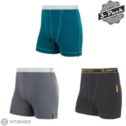 Sensor Szenzoros DOUBLE FACE boxerek, 3 db-os, fekete/zafír/szürke (XL)