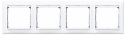 Legrand 774454 Valena 4-es keret, vízszintes fehér (774454)