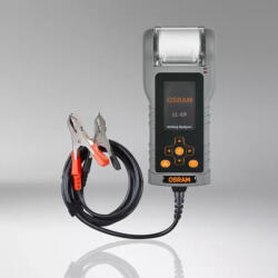 OSRAM Batterytest Pro akkumulátorvizsgáló, grafikus színes kijelzővel, 12 V és 24 V rendszerekhez, nyomtatóval és SD-kártyás adattárolással, OBAG900 akkumulátor tesztelő (OBAG 900)