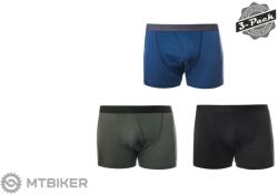 Sensor Szenzoros MERINO AIR boxernadrág, 3 db, fekete/sötétkék/olíva (S)