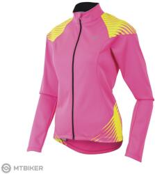 PEARL iZUMi Elite Softshell 180 női kabát, sikító rózsaszín/sárga (M)