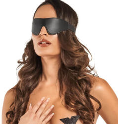 Bedroom Fantasies - bőr hatású szemtakaró (fekete) - szexshop