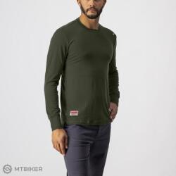 Castelli MERINO LS TEE póló, zöld (L)