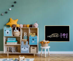 Victoria Krétás tábla, fekete felület, nem mágneses, 40x60 cm, fakeret, VICTORIA VISUAL (VVI10) (VVI10)