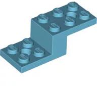 LEGO® 11215c156 - LEGO közepes azúr fordító lap 5 x 2 x 1 1/3 méretű 2 lyukkal (11215c156)