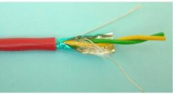 Elan Комбиниран коаксиален кабел ELAN 032101R, 2x 1.00, Twisted Pair, 450V, Ø 6.20 мм, екраниран, 100m, червен (032101R)