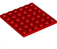 LEGO® 3958c5 - LEGO piros lap 6 x 6 méretű (3958c5)