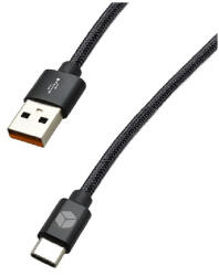 mobilNET Sturdo Adat- és töltőkábel USB/USB-C, 3A, 1.5m, fekete (KAB-0112-STU-TYPEC)