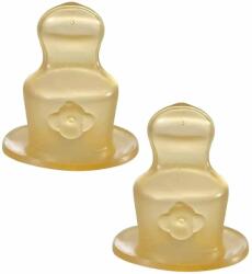 Nip Suzete din cauciuc NIP - Ventilator anti-colic, flux M, 0-6 m, 2 bucăți (4000821330047)