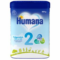 Humana Formula de lapte de continuare 2, +6 luni, 800 g, Humana