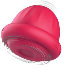 Xocoon Stimulator Clitoris Xocoon Pearl Pulse Rotating and Vibrating, Silicon, USB, Rosu, 6.5 cm Vibrator