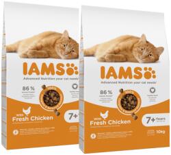 Iams for Vitality idős macskáknak friss csirkével 20 kg (2 x 10 kg)