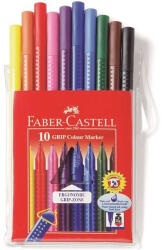 Faber-Castell Grip 10db-os vegyes színű filctoll készlet (FC155310) - haztartasibolt