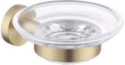 Welland Topaz fali szappantartó - arany / üveg (96305A-BG)