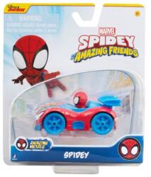 Jazwares Masinuta Spidey si prietenii - Spidey, Metal, Multicolor, 7, 5 cm