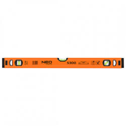 NEO TOOLS Vízmérték, alu, 3 libellás, S 300, 60cm (71-132) - olaj