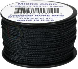 Atwood Rope Mfg ARM 100 MICROCORD 1, 18mm 125' Fekete MS01-FEKETE (MS01-BLACK)
