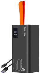 OBAL:ME CSOMAGOLÁS: ME EnergyPulse Powerbank 50000mAh 22, 5W fekete