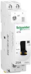 Schneider Electric ACTI9 iCTK kontaktor, kézi vezérlésű, 25A, 2NO, 250VAC (A9C41225) (A9C41225)