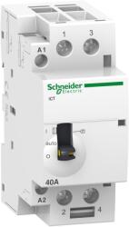 Schneider Electric ACTI9 iCT40A kézi vezérlésű kontaktor, 50Hz, 2NO, 220-240VAC (A9C21842) (A9C21842)