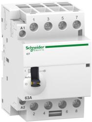 Schneider Electric ACTI9 iCT63A kézi vezérlésű kontaktor, 50Hz, 4NO, 220-240VAC (A9C21864) (A9C21864)