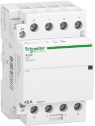 Schneider Electric ACTI9 iCT40A kontaktor, 50Hz, 4NO, 3P+F, 220-240VAC (A9C24740) (A9C24740)